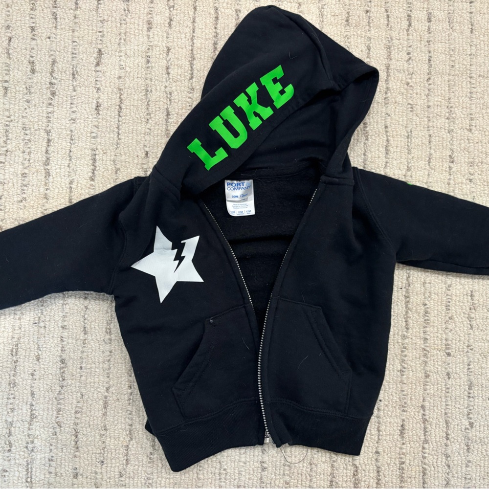 Kids Black Hoodie